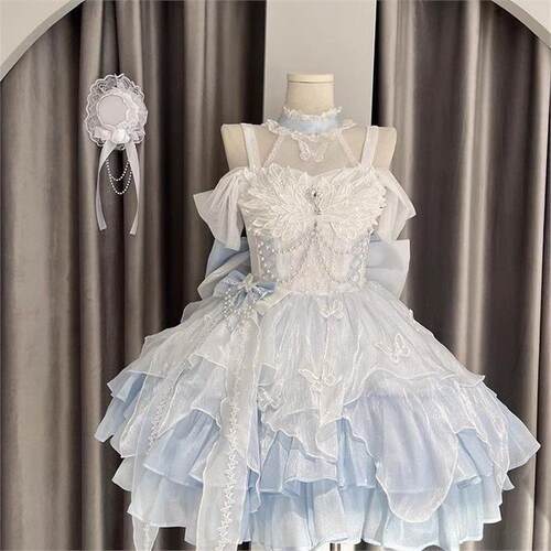 天鹅湖现货公主千金礼服lolita蝴蝶洛丽塔成人礼蓬蓬裙生日