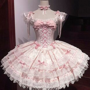 梦幻礼盒Lolita原创日常lolita洋装 甜美可爱连衣裙 花屿蝶 全款