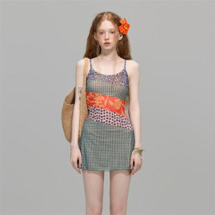 绝美少女温泉泳装 苏拉娜公主分体泳衣女保守显瘦遮肚裙式 2025新款