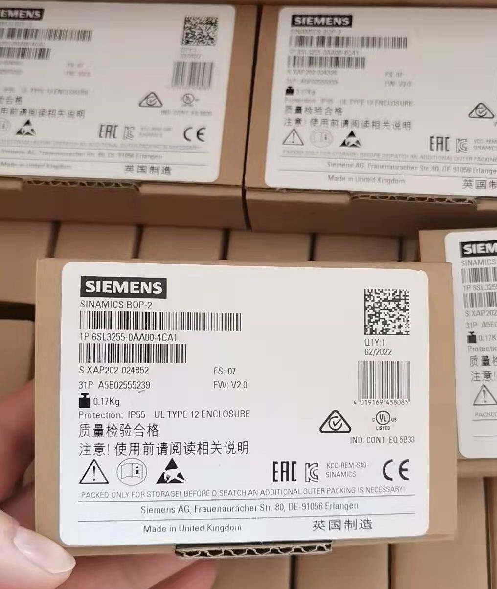 6sl3255-0aa00-4ca1现货bop-2操作面板 原装g120控制单元新