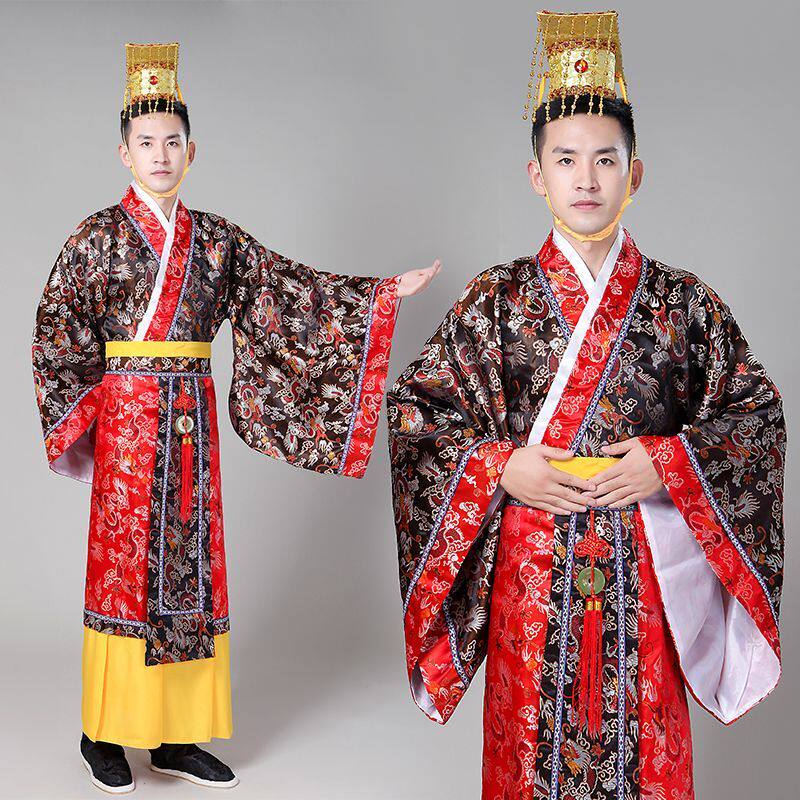 唐朝皇帝龙袍汉服演出服