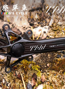 THM-Carbones Clavicula SE自行车全碳公路牙盘曲柄（带功率计）