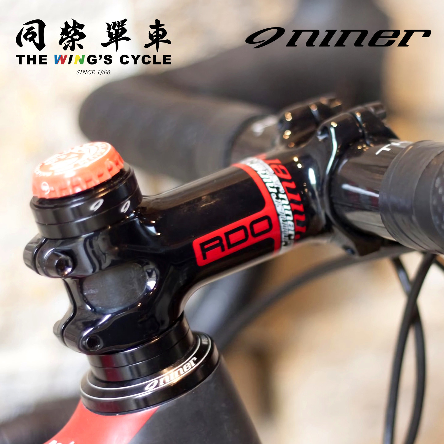 Niner RDO自行车把立超轻合金公路山地车把立31.8mmX90/110