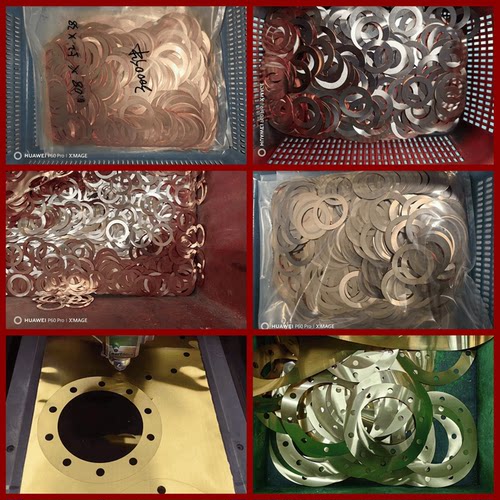 退火船用密封紫铜垫片 耐磨磷铜垫片 超薄黄铜垫片垫圈 非标定制