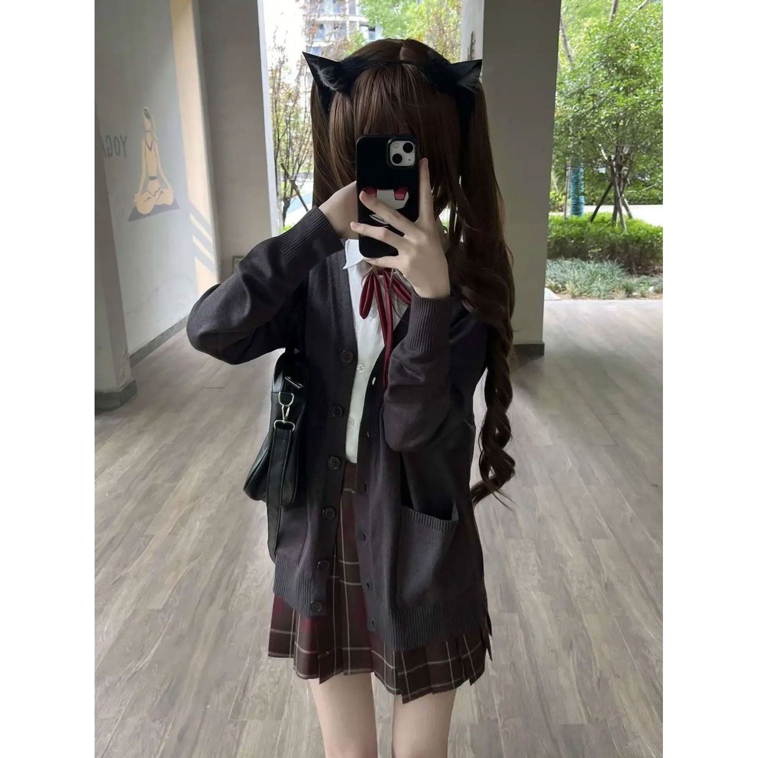 甜美软妹女外套裙子穿搭JK制服装