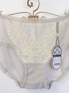 专柜正品奥丽侬性感蕾丝中腰平角内裤OGK1228配文胸OGW2227 2228