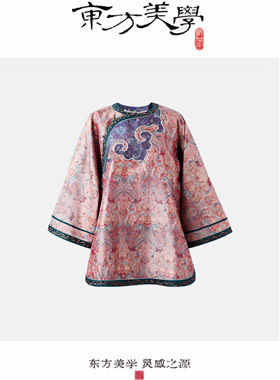 『蜀锦·马上成功』刺绣真丝蜀锦缠枝莲新中式中国风上衣SR515