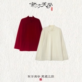 秋冬立领SR432 羊毛上衣汉服长袖 国风美人 100%绵羊毛新中式