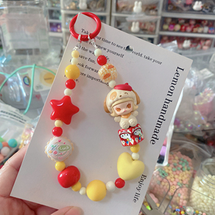 泡泡玛特睡衣派对正品萌粒拉布布so哭娃dimoo手机链包挂装饰礼品