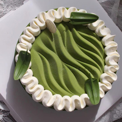 6寸圆形波纹慕斯蛋糕模具首尔