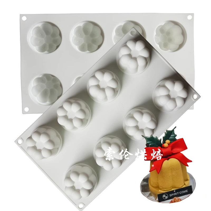 慕斯蛋糕模烘焙模具圣诞铃铛硅胶