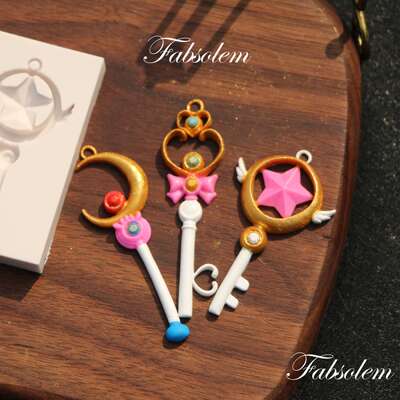 蛋糕硅胶造型模具魔法仙女棒翻糖