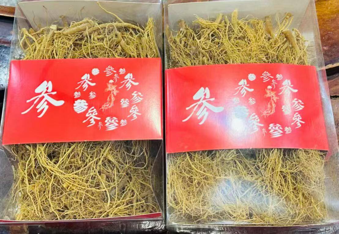正品特级老红参须滋补养生泡酒煲汤泡茶食材送礼佳品500克