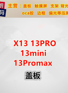大朗适用于苹果13 13pro 13mini 13proMax X13盖板带OCA外屏 支架
