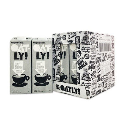 OATLY咖啡大师燕麦牛奶进口伴侣早餐低脂卡蛋白谷物风味1L6盒包邮