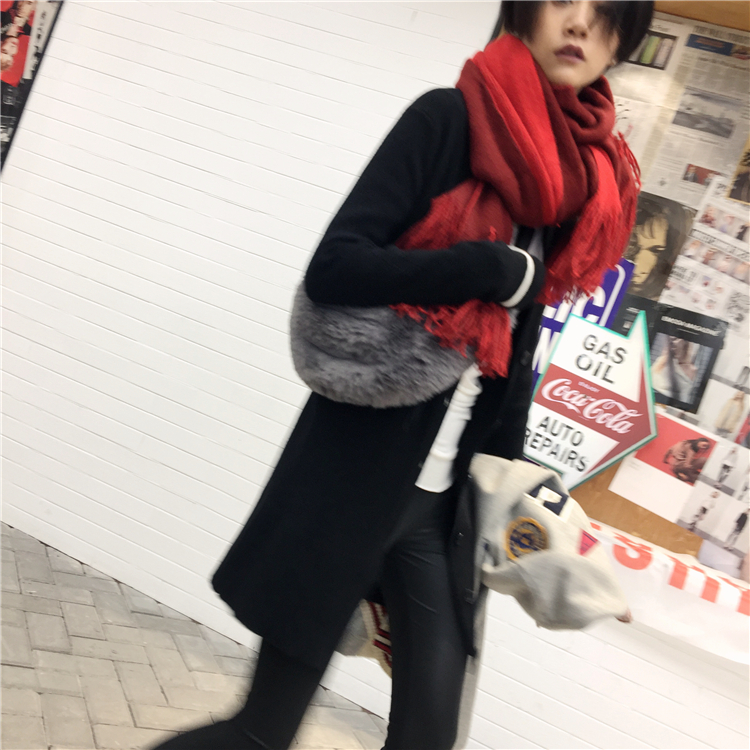 袖口加點白!兩色中長款簡約修身針織開衫軟舒手感毛衣外套2件包郵