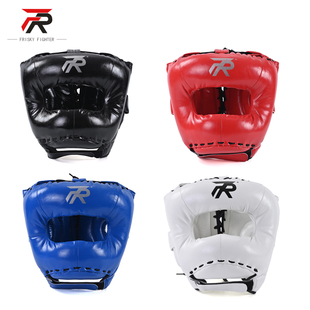 FRISKY拳击头盔 成人儿童 横梁搏击护头 散打训练护具 泰拳护头套