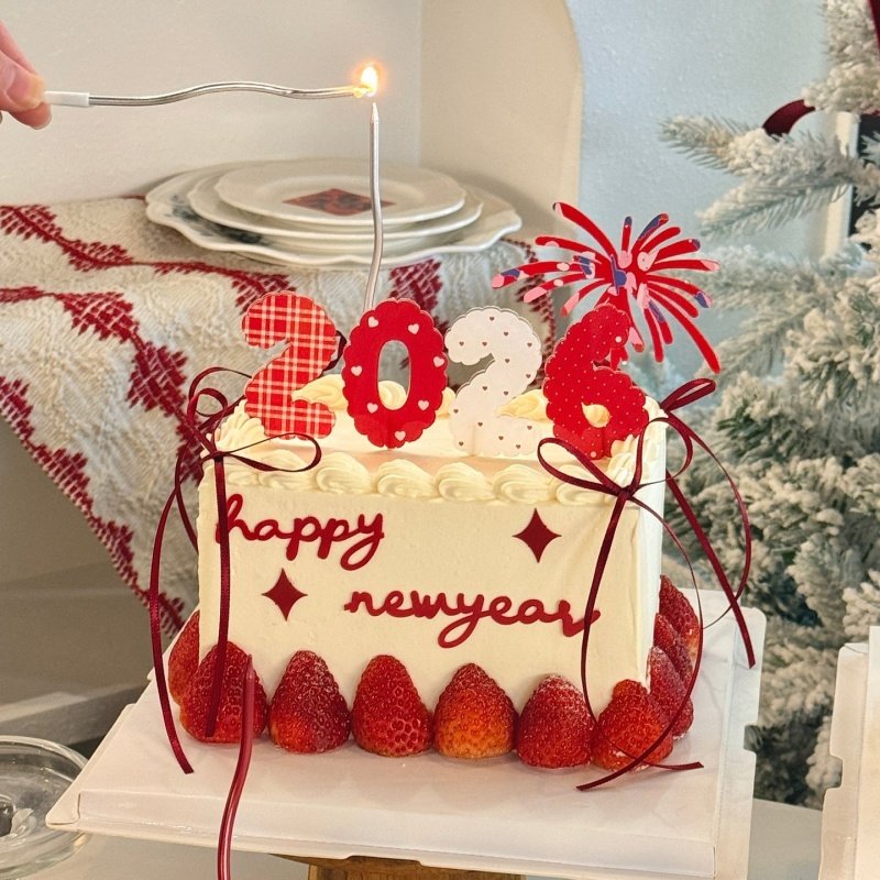 2026新年跨年蛋糕装饰数字插牌马年元旦除夕2026亚克力插件装扮,节庆用品/礼品,节日装扮用品,淘宝优惠券,粉丝福利购,淘宝优惠卷