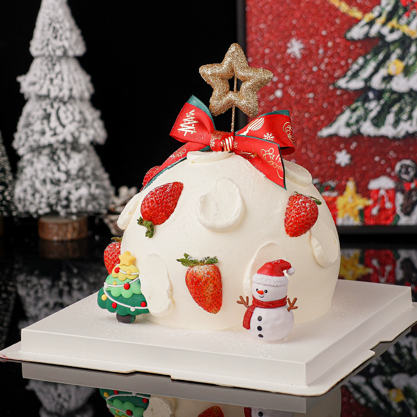 2026圣诞节红帽雪人蛋糕装饰摆件平安夜派对圣诞树镂空星星插件,节庆用品/礼品,节日装扮用品,淘宝优惠券,粉丝福利购,淘宝优惠卷