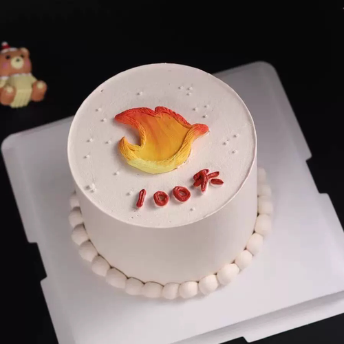 520续火花100天纪念日烘焙情人节火花蛋糕装饰插件软陶小火苗摆件