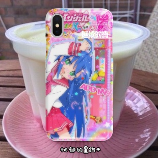 忧郁黑鸽子古早风泉此方星星可爱美少女安卓苹果全包辣妹手机壳