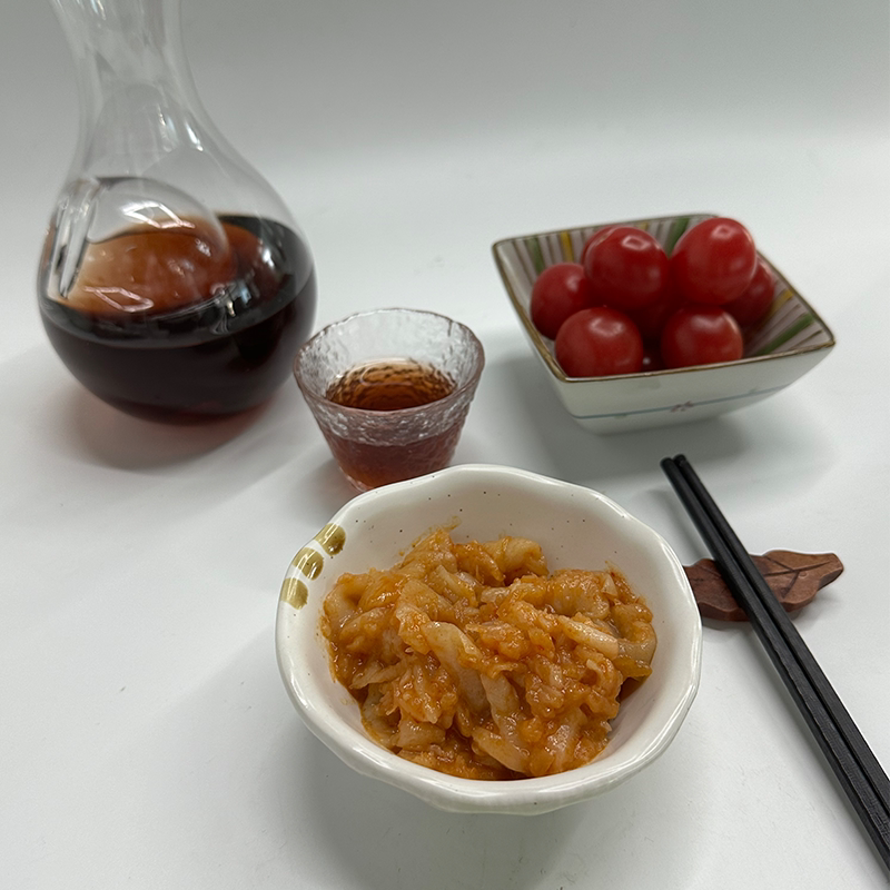 芥末鲽鱼鳍边500g/盒甜辣鲽鱼鳍边500g/盒日料寿司食材小菜