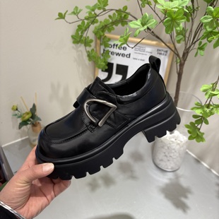 街拍百搭鞋 米新款 超轻松糕底玛丽珍女鞋 上新厚底乐福鞋 2026春款