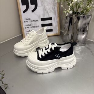 正品新款2026夏款单网透气老爹鞋松糕厚底超轻小个子增高女鞋韩版