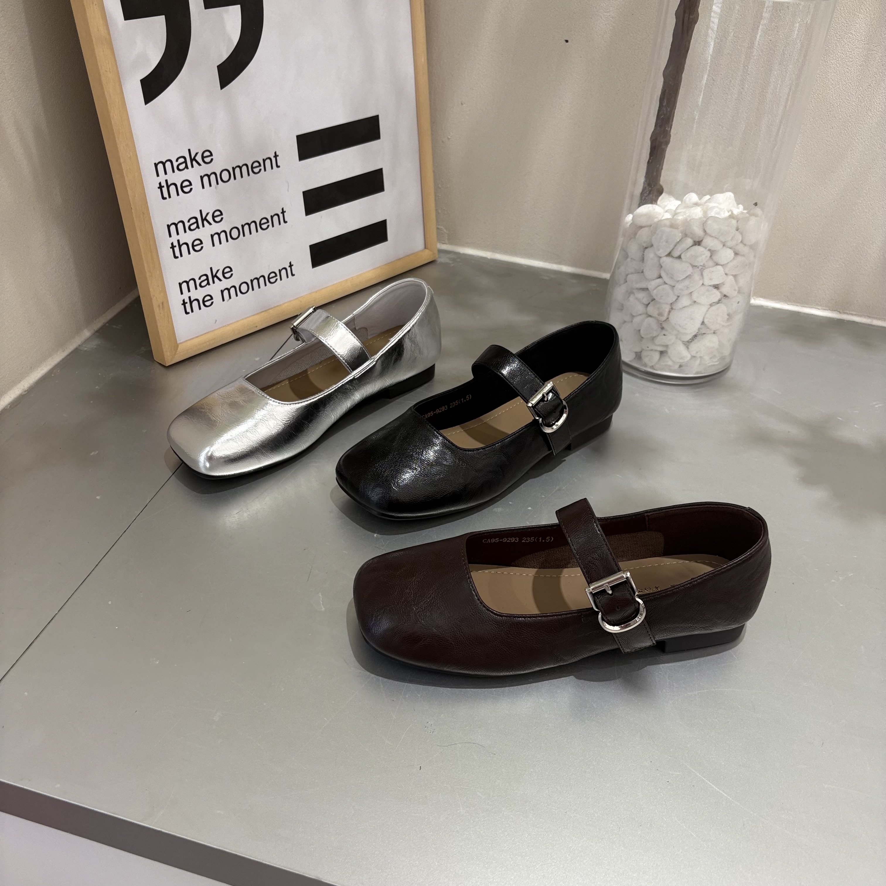 米新款2026春款浅口玛丽珍单鞋软底软面百搭平底鞋法式气质女鞋,女鞋,玛丽珍鞋,淘宝优惠券,粉丝福利购,淘宝优惠卷