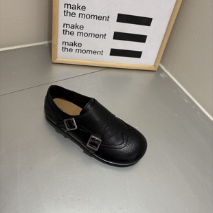 2026春款 欧版 上新平底乐福鞋 套脚休闲鞋 圆头街拍布洛克女鞋 米新款