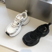 GIRLS女鞋 升级2026春款 运动休闲鞋 MG真皮厚底老爹鞋 超轻欧版