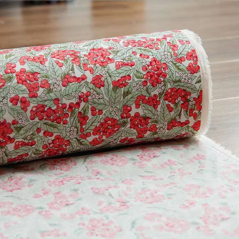 巧丝全棉通用浆果布料