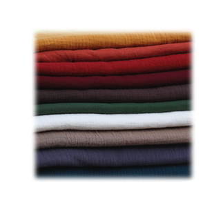 手工布料双层棉纱素色连衣裙复古文艺范长袍纯棉麻袍子面料