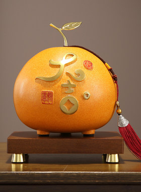 寓意好苹果橘子摆件送礼