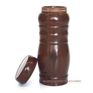 【木石源】木鱼石水杯子带盖直筒大肚杯养生杯送人礼品包邮
