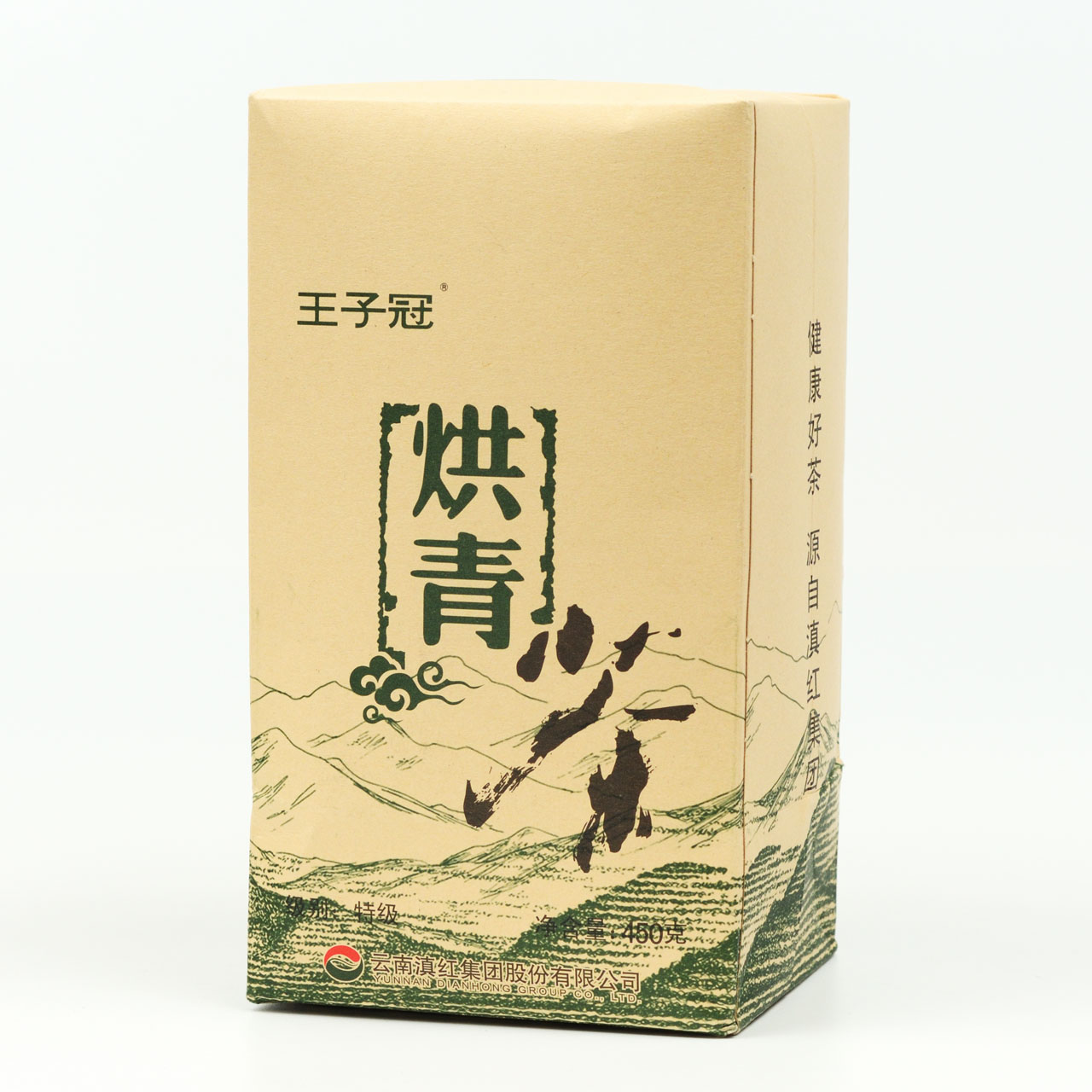 2025年新茶 云南滇红集团王子冠特级烘青绿茶滇绿茶浓郁回甘450克