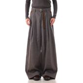 休闲裤 子西裤 高级感拼接打褶老钱千鸟格复古直筒裤 美式 风宽松 男款