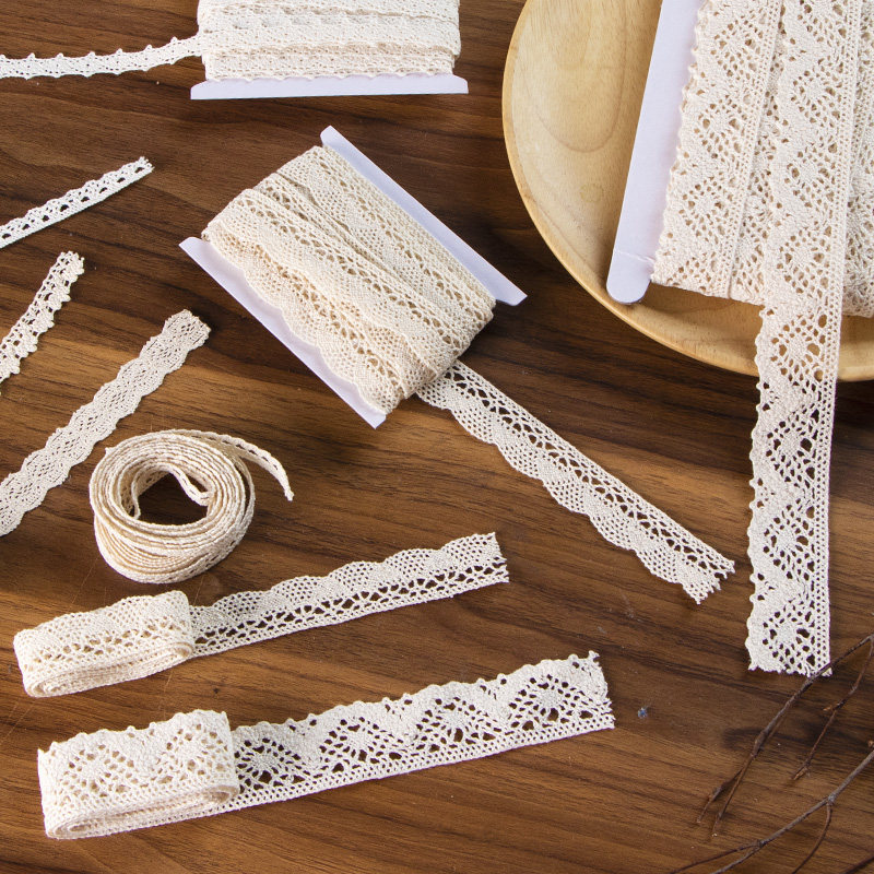 镂空花边带棉线蕾丝花边辅料布艺服装窗帘材料装饰手工diy蕾丝带