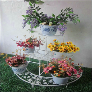 铁艺客厅阳台户外落地盆景架