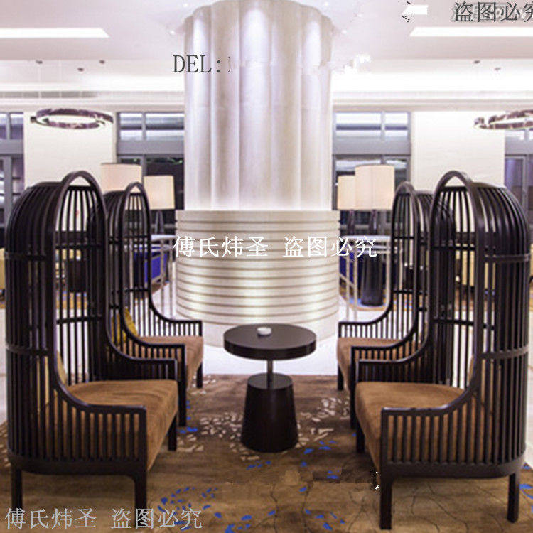 软垫鸟笼半圆形洽谈椅懒人沙发