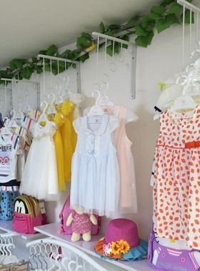 铁艺服装侧挂橱窗展示架现货包邮