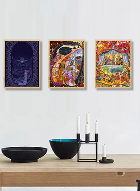 魔幻风电影宿舍挂式相框装饰画