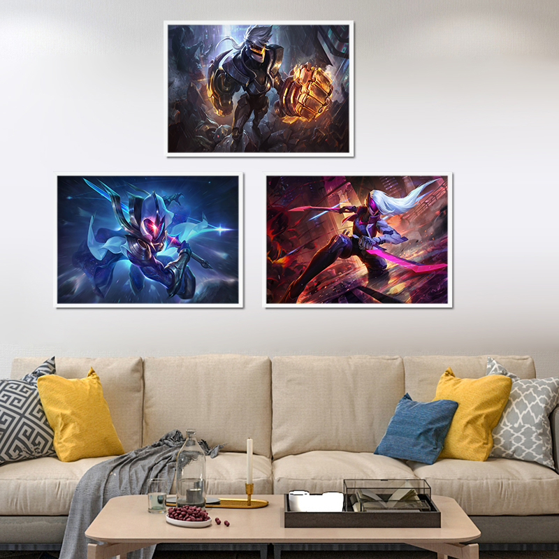 英雄联盟LOL挂画游戏海报客厅画