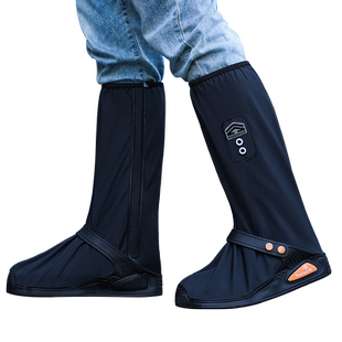 雨鞋套男款防水防滑鞋套加厚耐磨防雨脚套雨天外穿高筒水鞋雨靴女