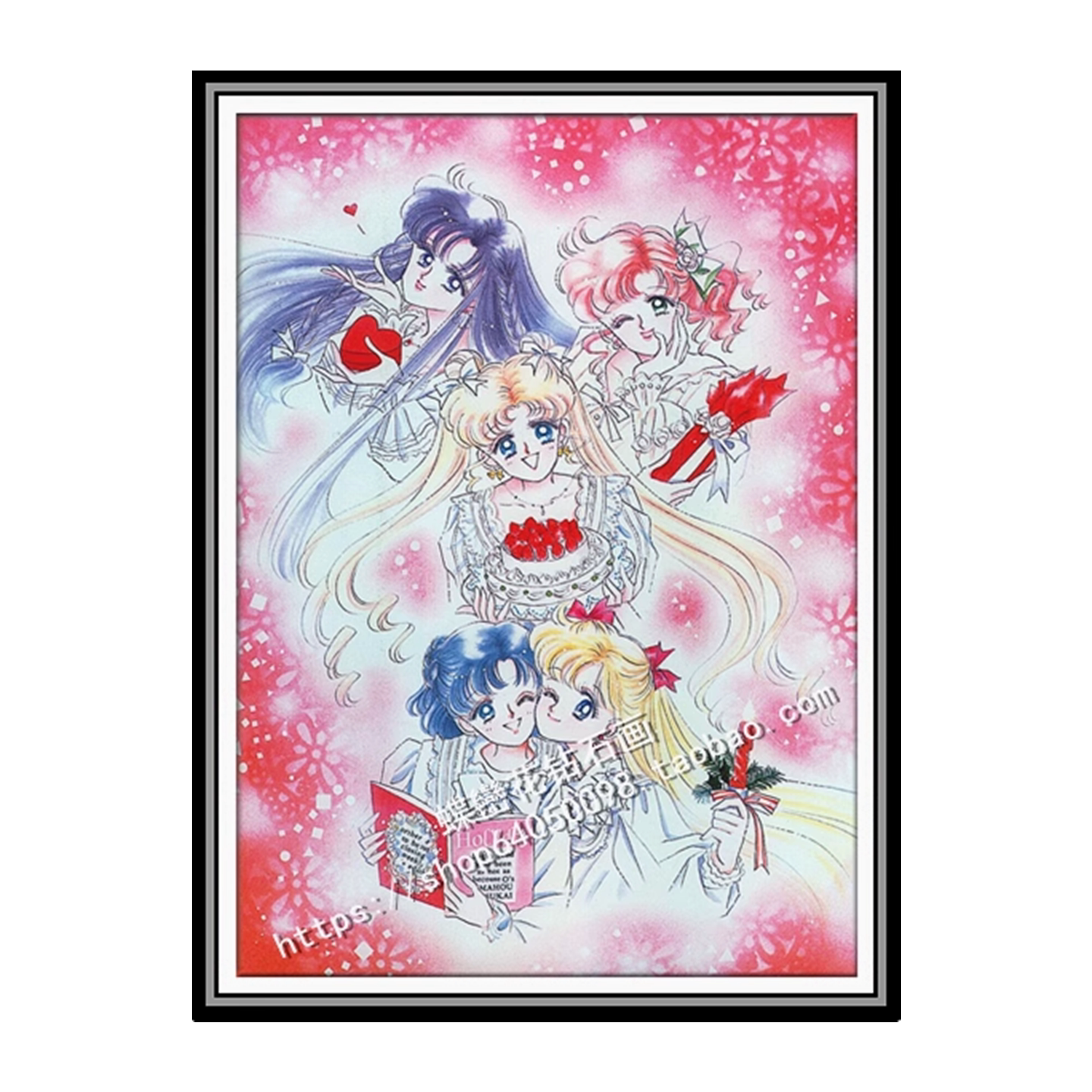 卡通动漫美少女战士钻石画十字绣