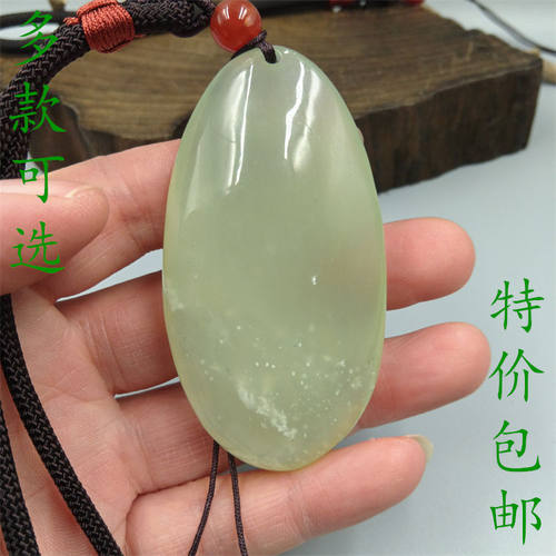 天然岫玉岫岩玉原石手把件把玩件