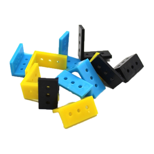 立卧式L型轴架 塑料连接件微型角码件diy模型木条木板直角固定件