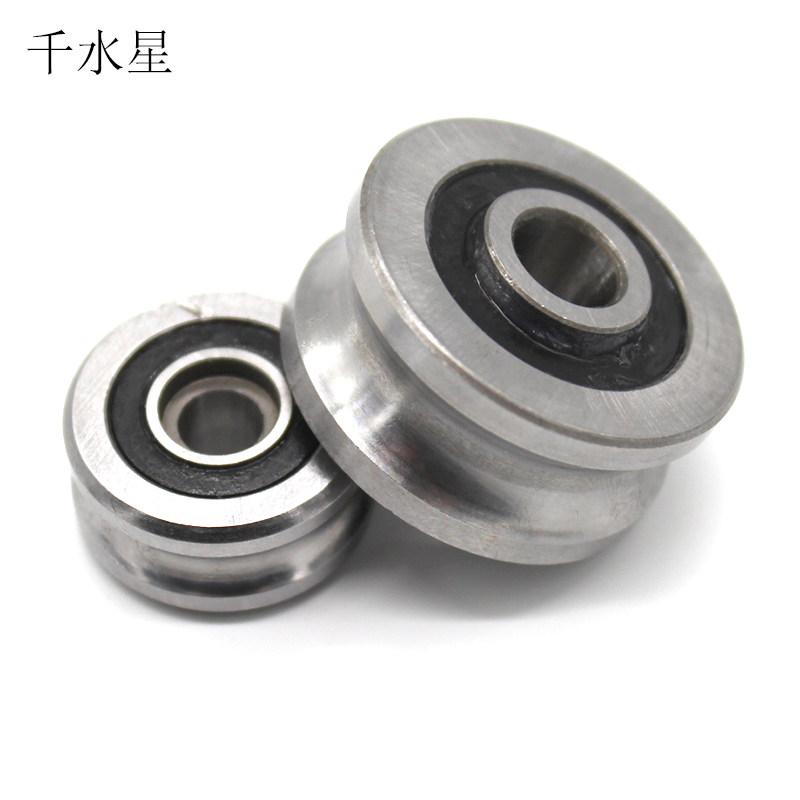 V型U型轴承皮带轮 滑动轴承传动 金属皮带轮 起重机模型车配件图片