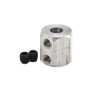 轮毂螺母(1套) 六角模型车螺母带顶丝 DIY模型玩具连接固定配件