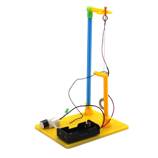 diy声光地震报警器简易地震仪模型预警器科学实验创客套件小发明